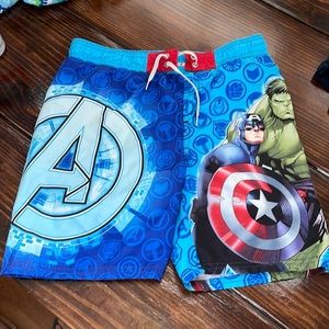 Boys Marvel Swim Trunks